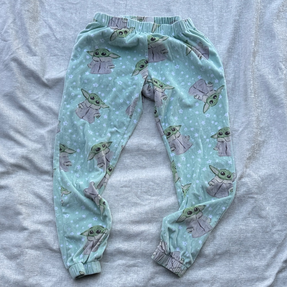 Munki Munki Star Wars Grogu Baby Yoda Pajama Joggers Size S